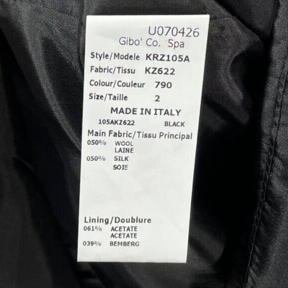 NEW Michael Kors Pencil Skirt Womens 2 black silk straight vintage designer - Picture 7 of 11